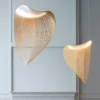 Colgante Halo Lumen de madera