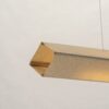 Detalle de estructura y pantalla del Colgante Aura Horizontal Mínimo