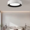 Plafón LED Sirius 50 cm 48W Lumen blanco y negro