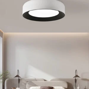 Plafón LED Sirius 50 cm 48W Lumen blanco y negro