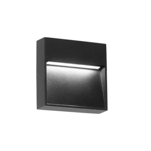 Aplique de pared exterior OKTA LED 6W IP65 de Leuk