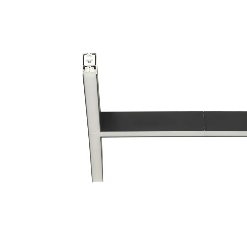 Unión T LED DYNA 19 W 3CCT | Leuk Negro Mate