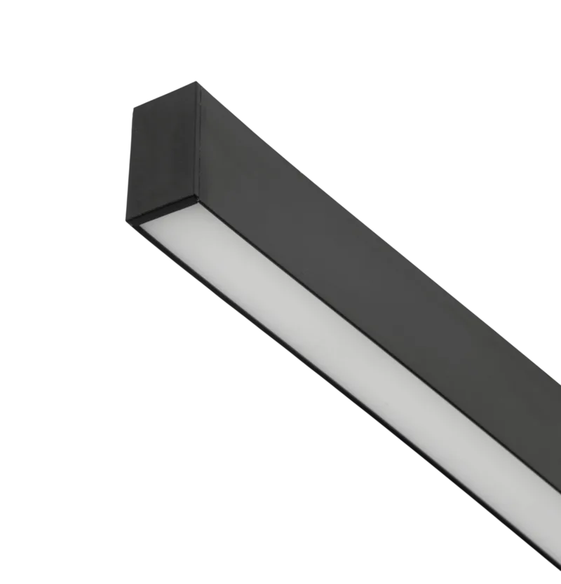 Unión recta LED DYNA 30 cm 6 W 3CCT | Leuk Negro Mate