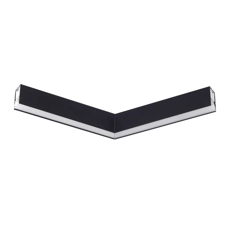 Unión angular 120° LED DYNA 12,5 W 3CCT | Leuk Negro Mate