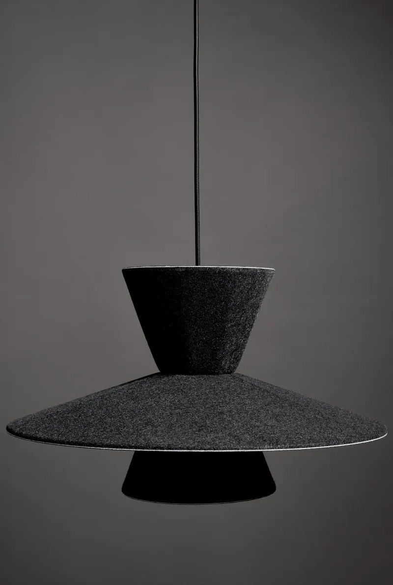 Colgante LED ULÁN 12W 3000K Negro de Leuk