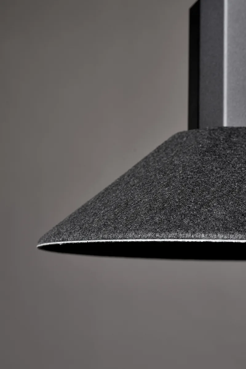 Colgante LED ALTAI 12W 3000K Negro de Leuk