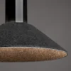 Colgante LED ALTAI 12W 3000K Negro de Leuk