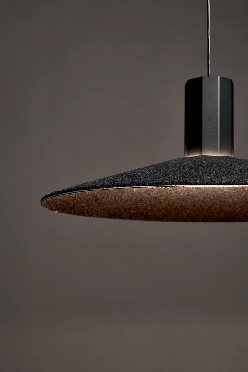 Colgante LED DARJAN 12W 3000K Negro de Leuk