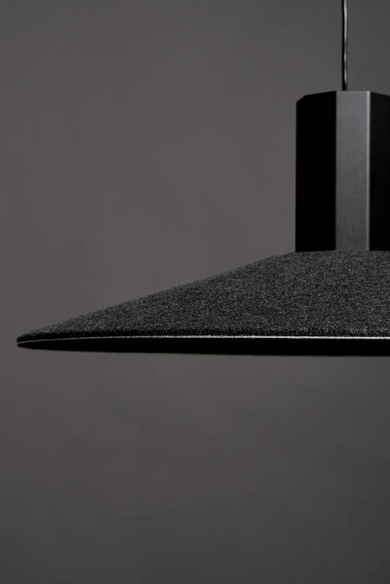 Colgante LED DARJAN 12W 3000K Negro de Leuk