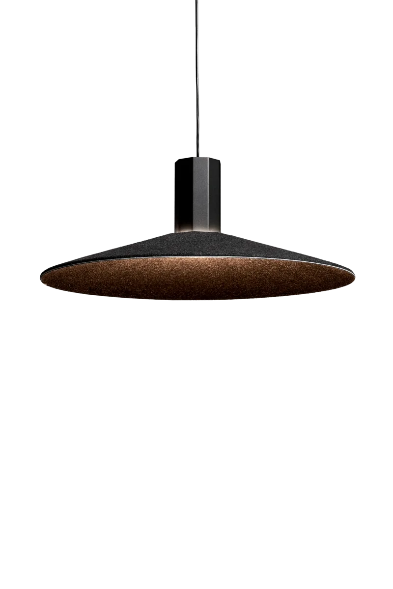 Colgante LED DARJAN 12W 3000K Negro de Leuk