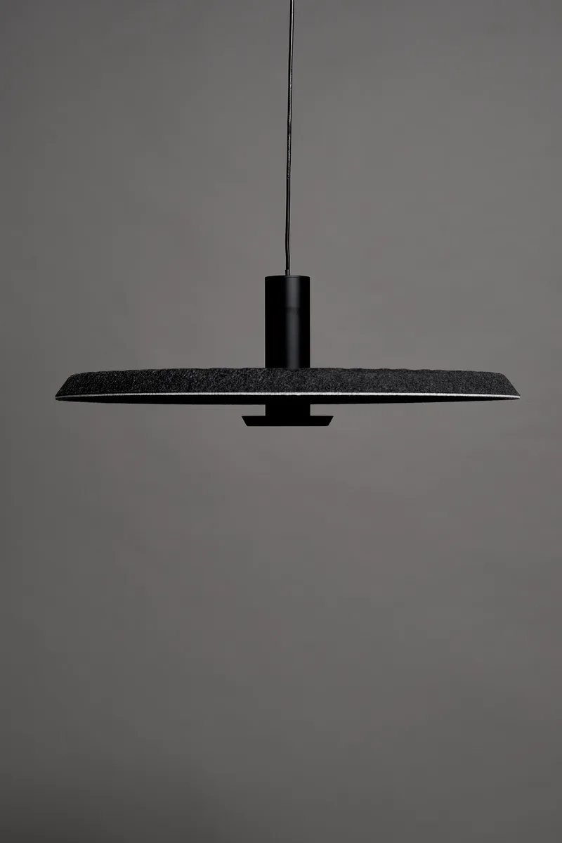 Colgante LED BULGAN 12W 3000K Negro de Leuk