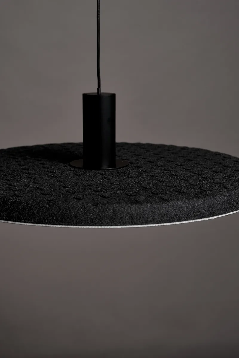 Colgante LED BULGAN 12W 3000K Negro de Leuk