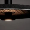Colgante LED BULGAN 12W 3000K Negro de Leuk
