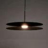 Colgante LED SAGSAI 12W 3000K Negro de Leuk