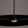 Colgante LED SAGSAI 12W 3000K Negro de Leuk