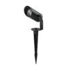 Chill de 10 W con estaca, proyector LED de exterior Leuk en negro satinado