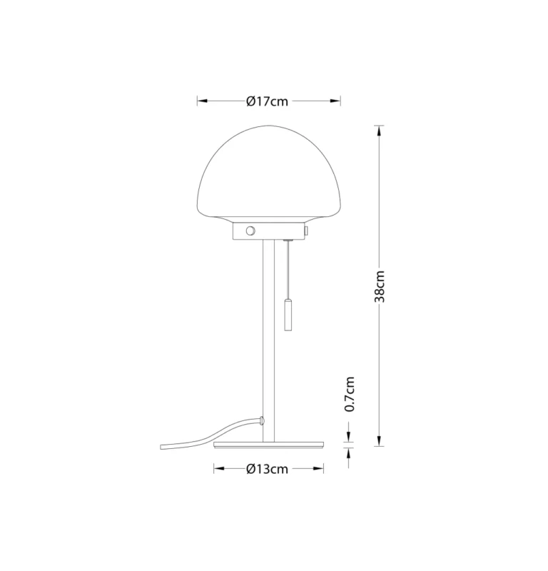 Lámpara de mesa Perle de Velth