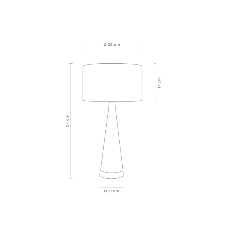 Lámpara de mesa Teya de Velth
