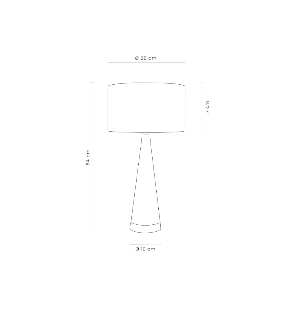 Lámpara de mesa Teya de Velth