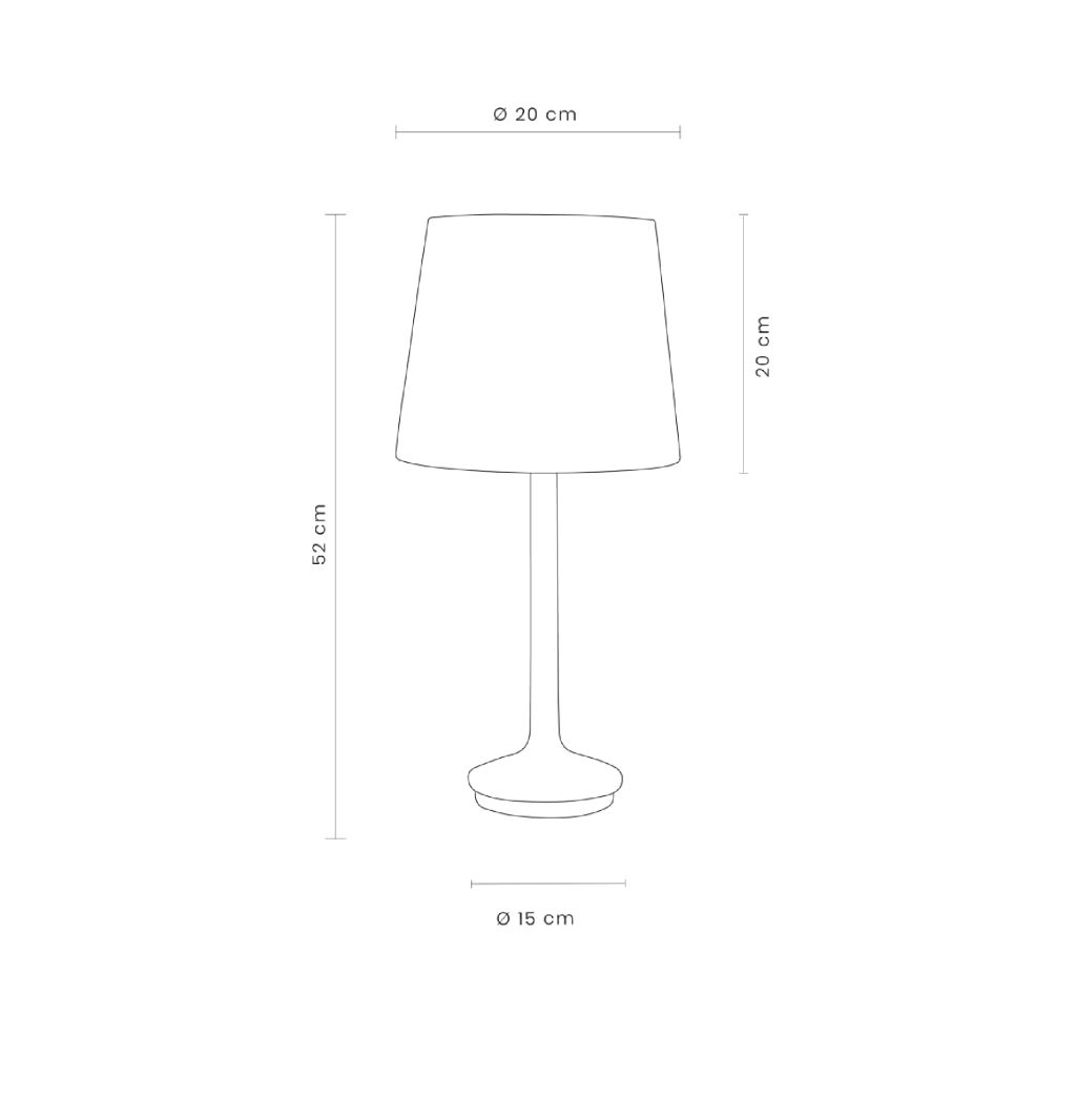 Lámpara de mesa Lyra-C de Velth