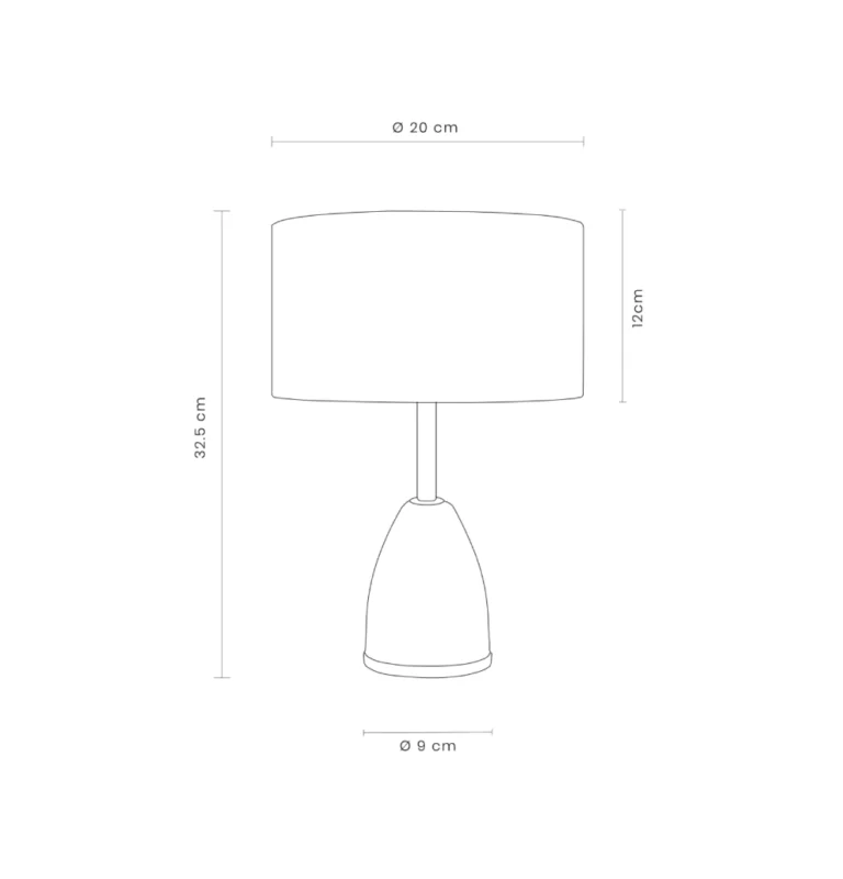 Lámpara de mesa Oz de Velth