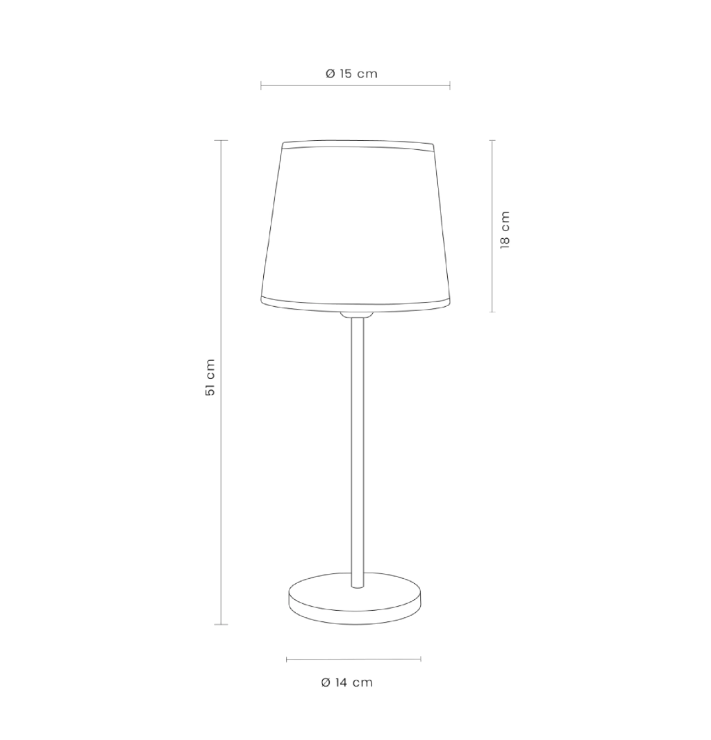 Lámpara de mesa Lussa de Velth