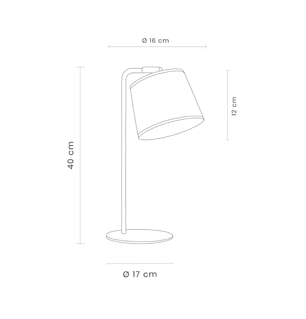 Lámpara de mesa Ycro de Velth