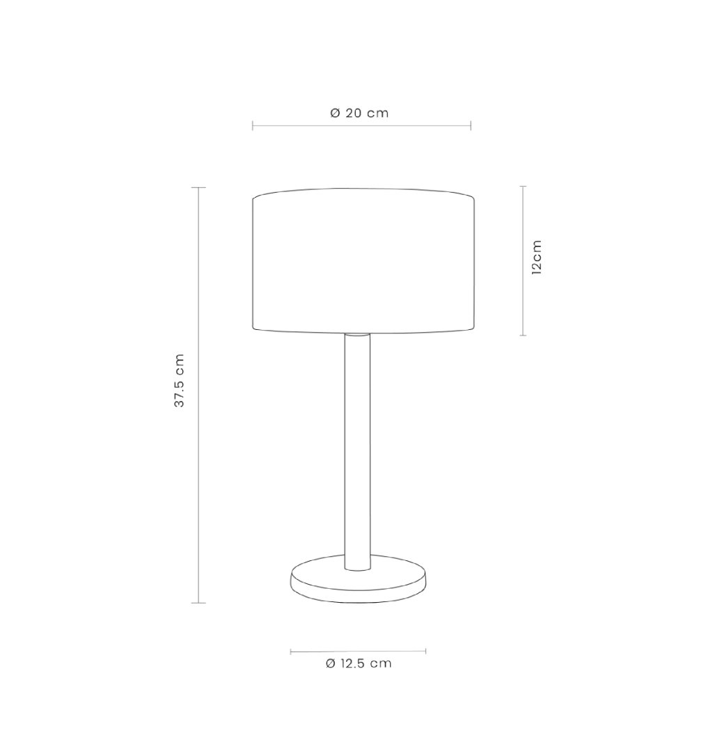 Lámpara de mesa Tronko de Velth