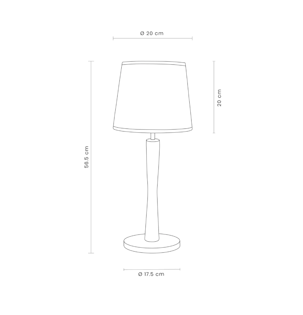 Lámpara de mesa Fos de Velth