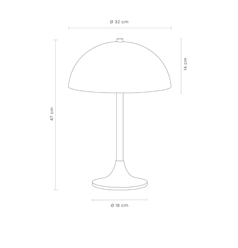 Lámpara de mesa Panton de Velth