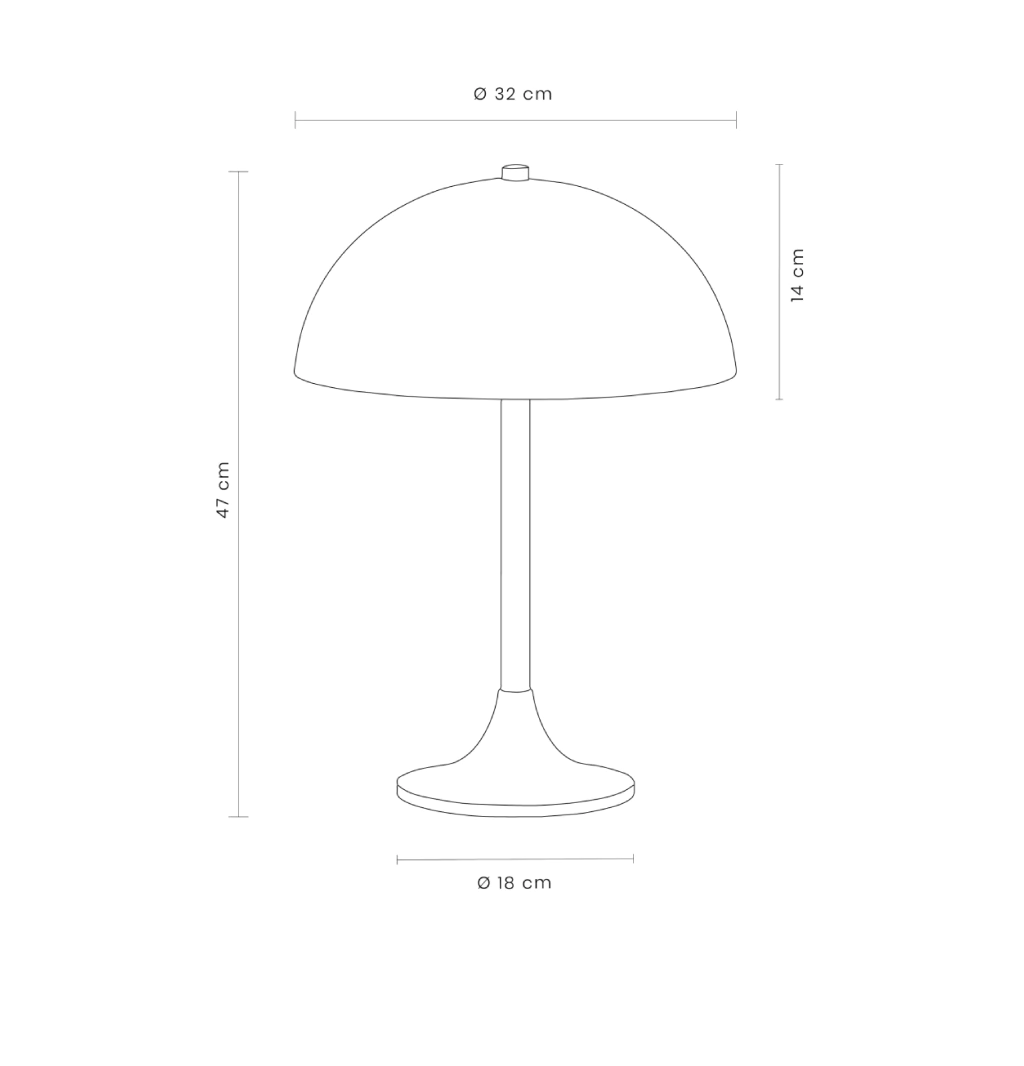 Lámpara de mesa Panton de Velth