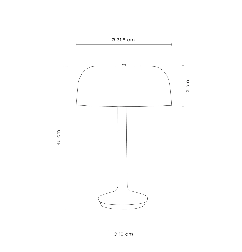 Lámpara de mesa Tyna de Velth