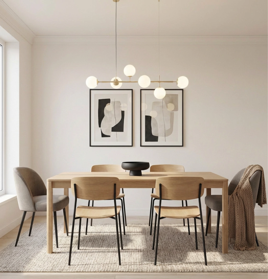Colgante lineal Vitra 6 luces - imagen oficial